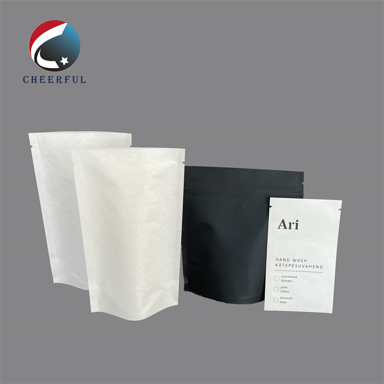 White Paper Pouch Biodegradable 