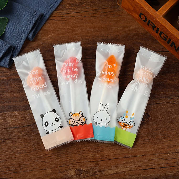 Custom Printed Lollipop Packaging Bags Customized Lollipop Stick Sweet Sachets