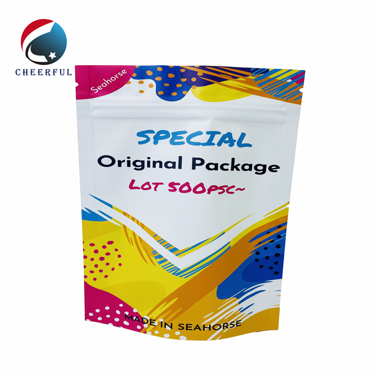 Digital Printing 3.5 Baggies Stand Up Ziplock Resealable Smell Proof Weed Packaging Mylar Bags