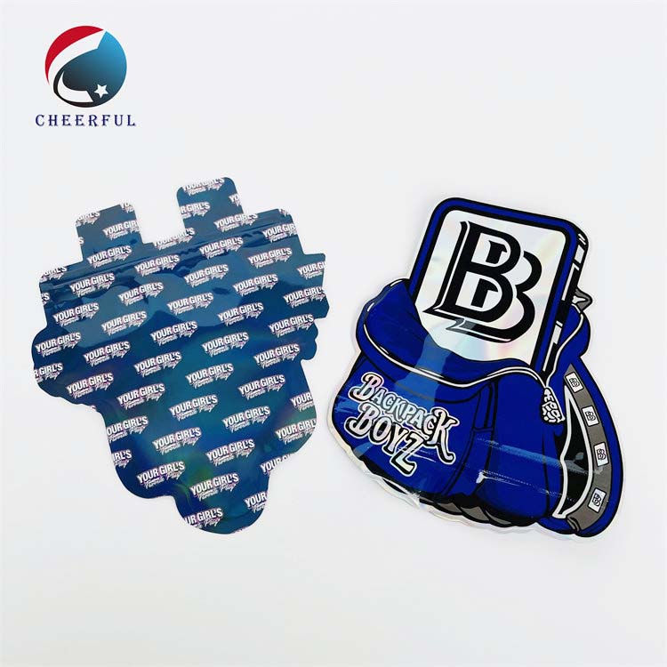 custom shape mylar bags
