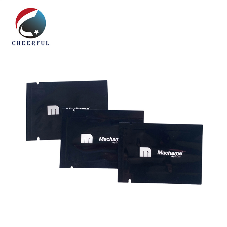 Black 3 sides seal bags 