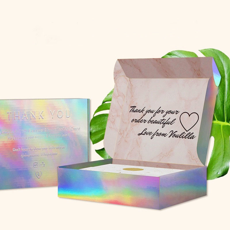 Shiny Holographic Paper Box