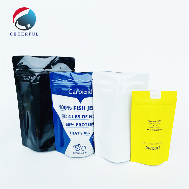 custom stand up pouch bags with zipper