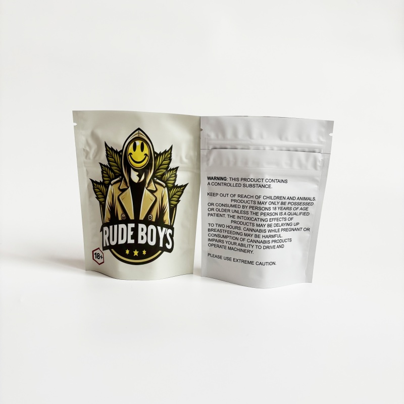 Custom stand-up mylar pouches