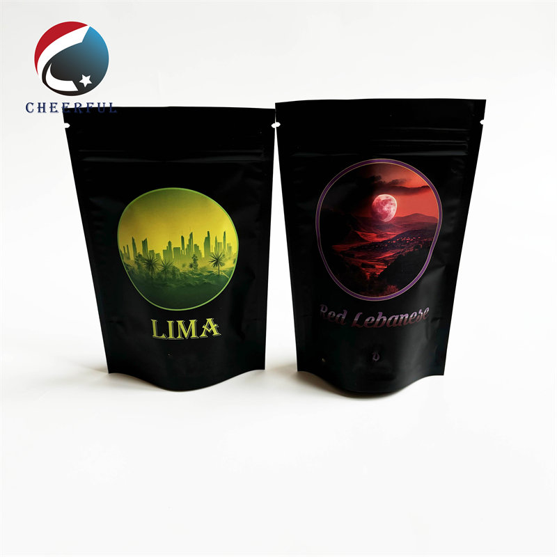 1/8oz stand up flower pouch 
