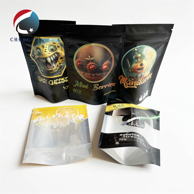 1/8oz stand up flower pouch 