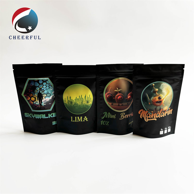 1/8oz stand up flower pouch 