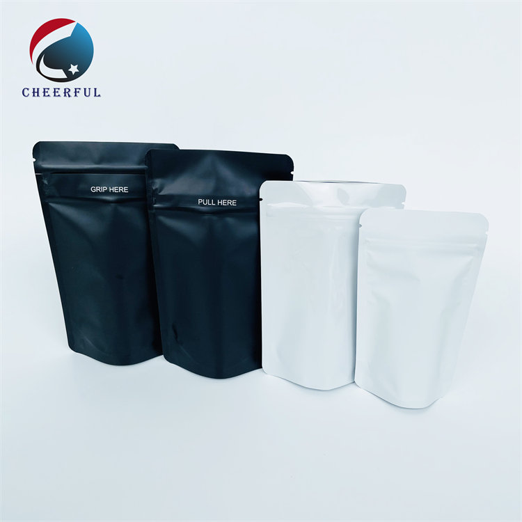 Smell proof zipper bags 