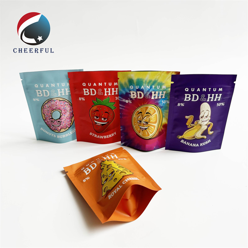 1g Mylar Bags For Edibles Dry Flower Packaging Mylar Baggies