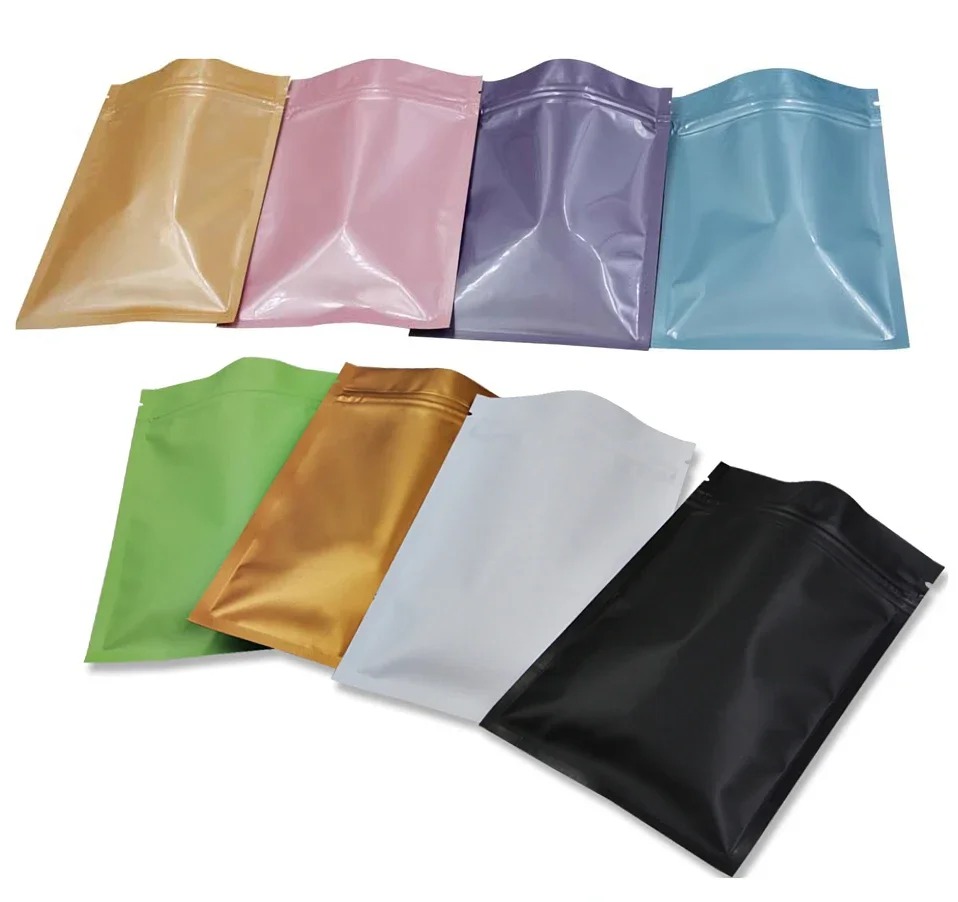 matte black mylar pouch 
