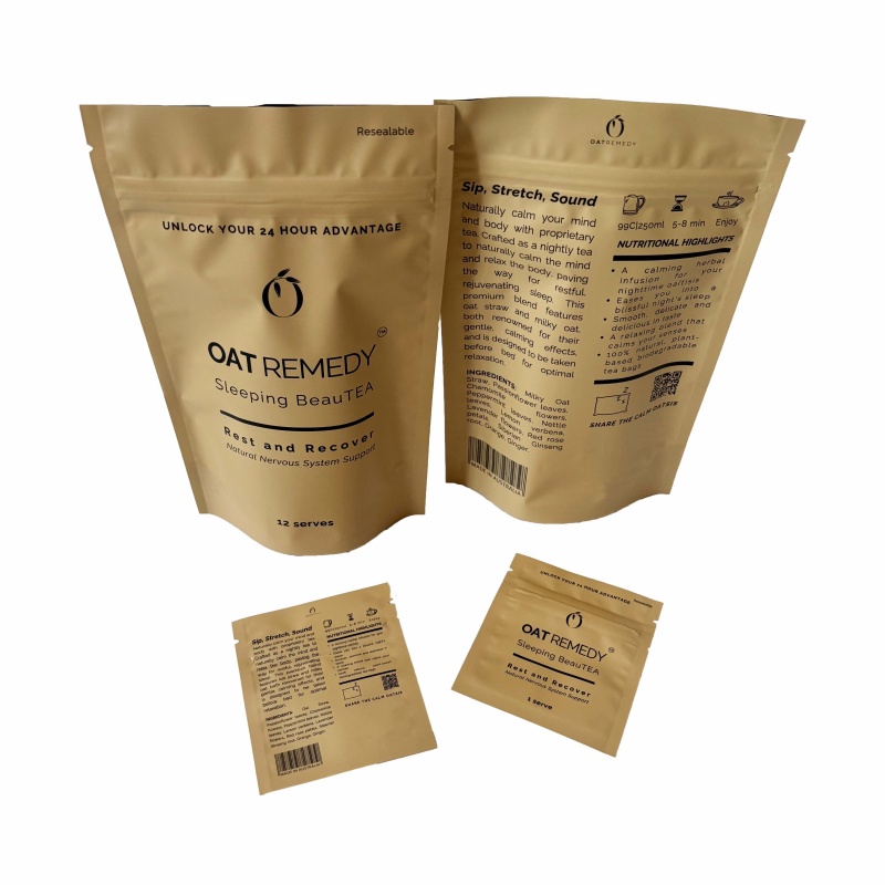 Aluminum Foil Ziplock Stand Up Pouch For Food