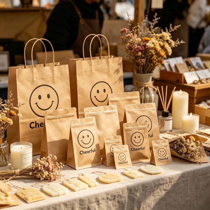 Reasealable Kraft Paper Bag