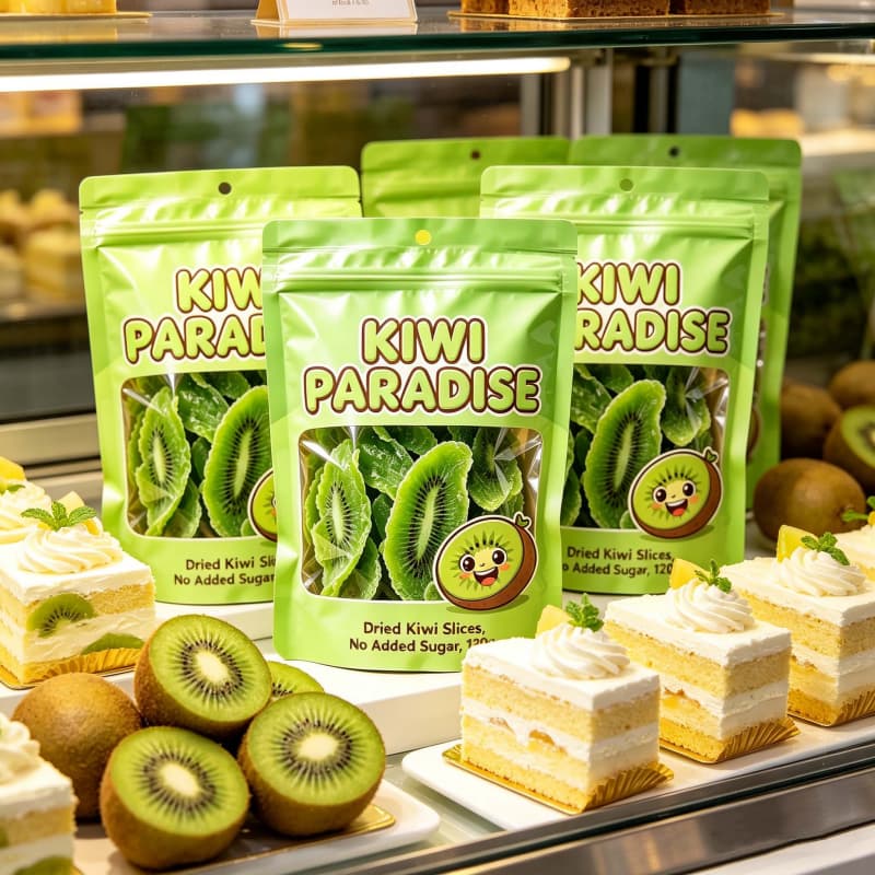 Kiwi Slices Packing Pouch