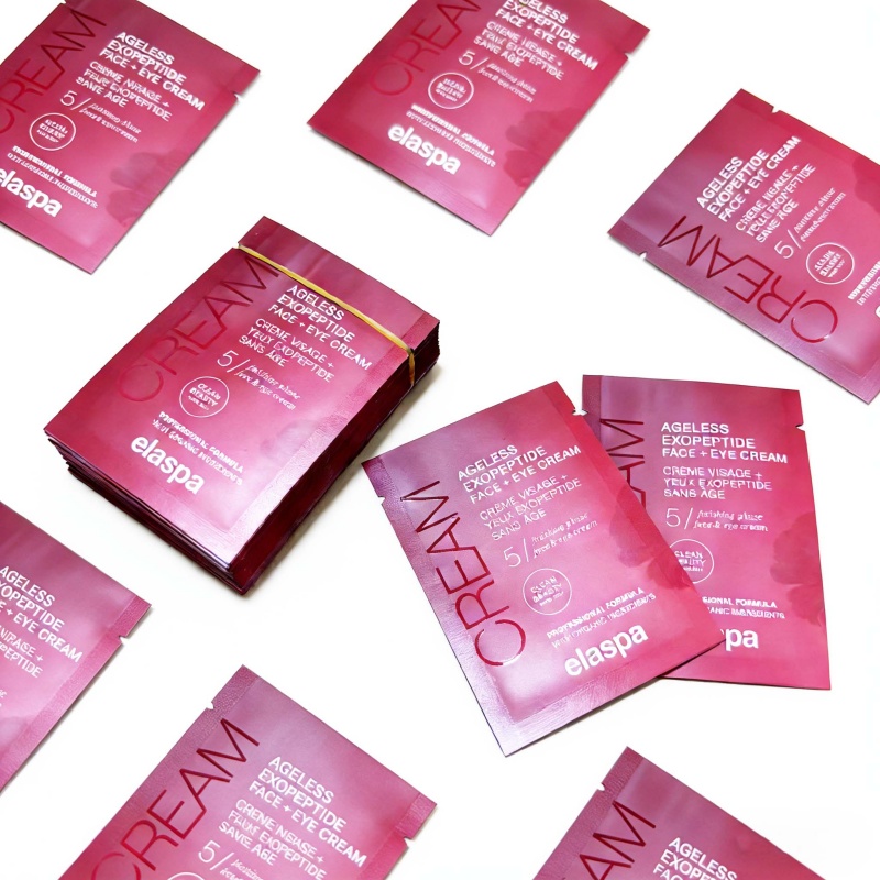 Lotion Sample Packaging