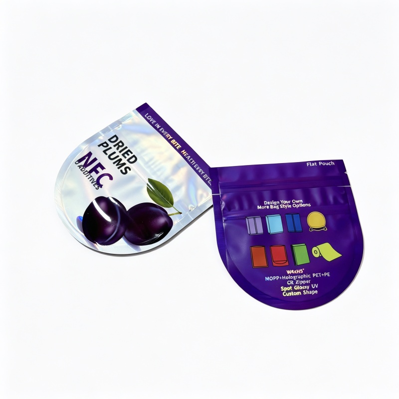 Special Shape Mylar Bags Sample Packaging Pouch